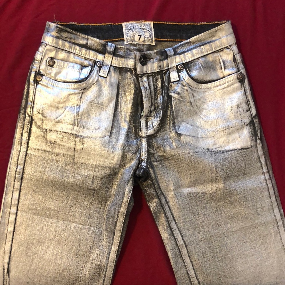 Silver pants!